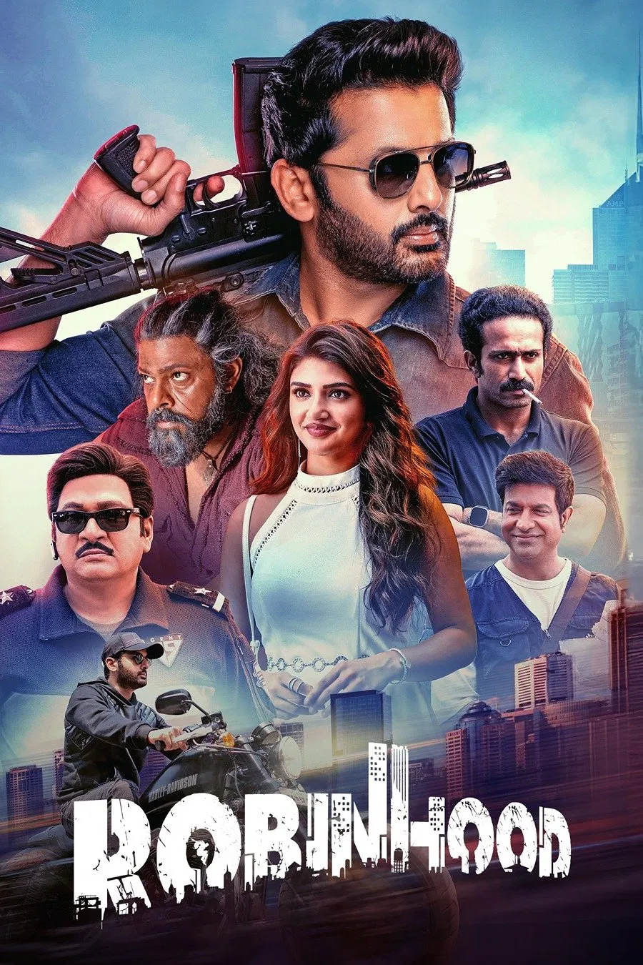 Free Robinhood (2025) (Hindi + Telugu) Dual Audio UnCut South Movie HD ESub – FILMYFLY